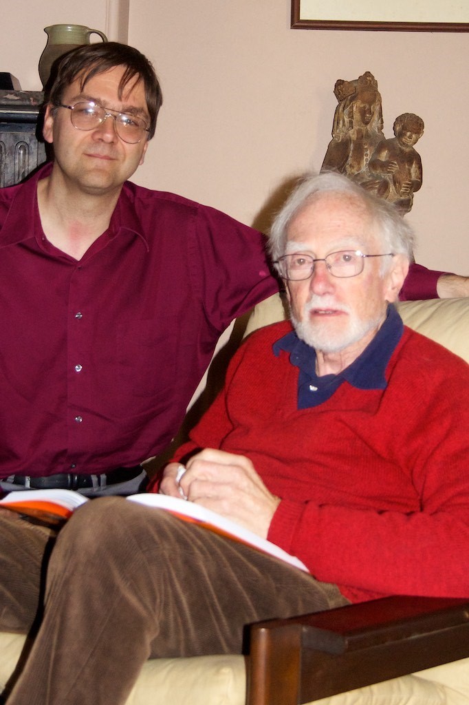 Elliott Gyger with Nigel Butterley